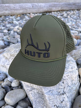 Load image into Gallery viewer, Army Green 3D Logo Trucker Hat