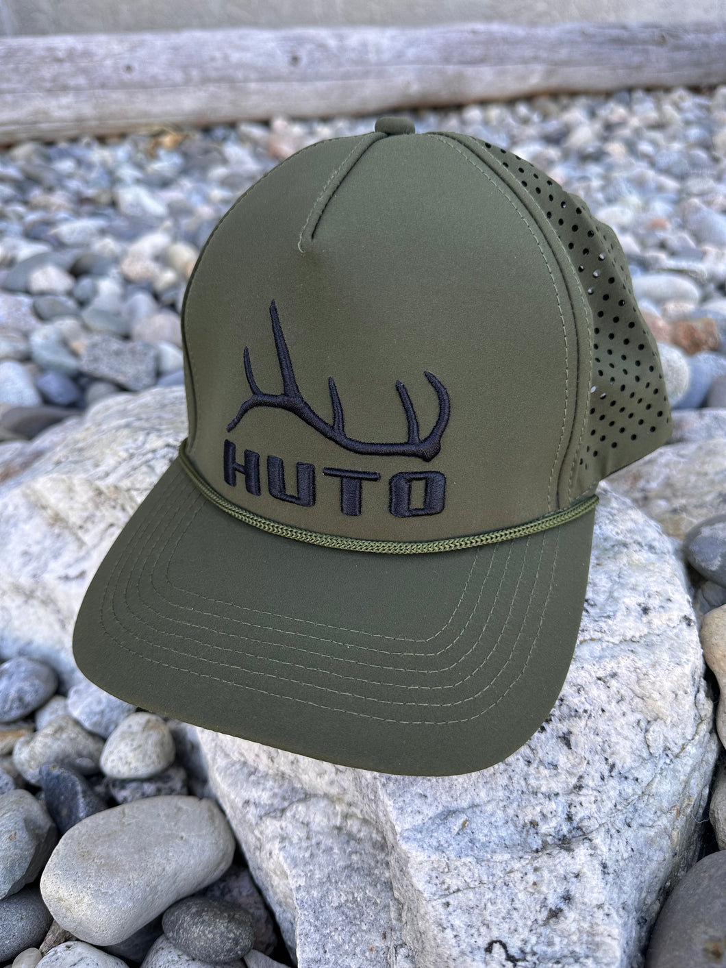 Army Green 3D Logo Trucker Hat