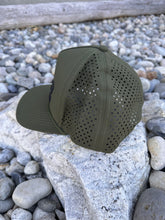 Load image into Gallery viewer, Army Green 3D Logo Trucker Hat