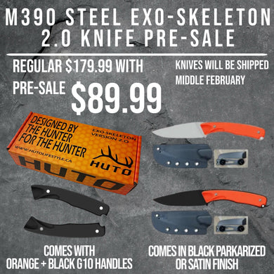 Exo-Skeleton Version 2.0 M390 Knives - **PRE SALE**